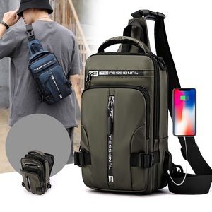 3 style men’s USB charging sidebag